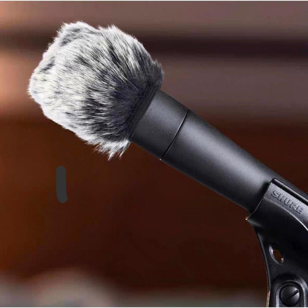 Thích hợp cho SHURE SHURE SM57 Vỏ len chống gió Micro ngưng tụ Micro không dây Vỏ thổi giảm tiếng ồn