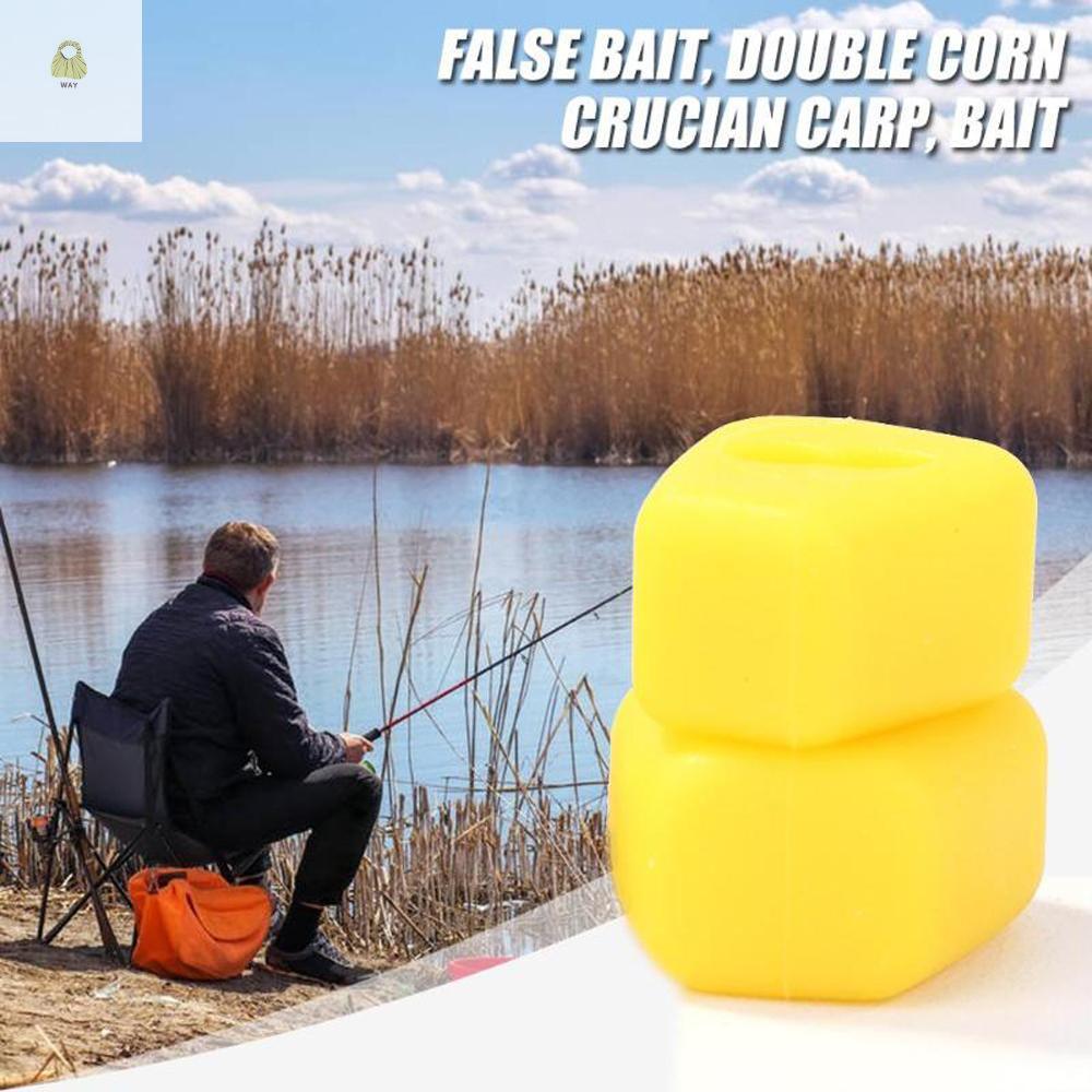 WAY Đôi Ngô Mồi Cá Chép Câu Cá Câu Cá Hình Ngô Mồi Câu Cá Pesca Iscas Nhựa Mồi Câu Cá Boilies Mồi Mồ