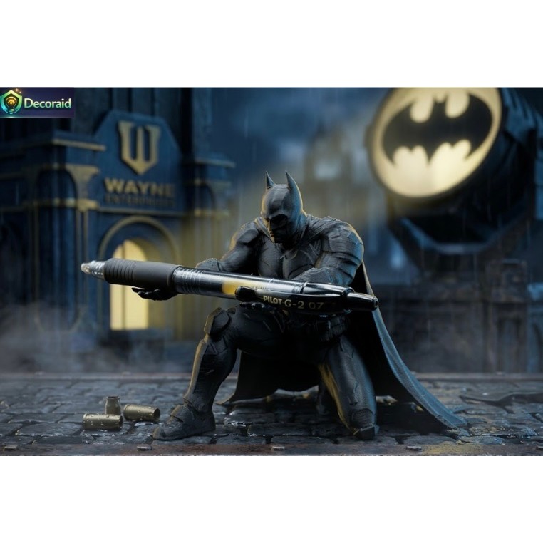 Mô hình gác bút nhiều nhân vật decor bàn học, bàn làm việc, góc PC- Decoraid