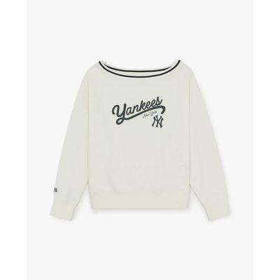 MLB - Áo sweatshirt nữ cổ thuyền tay dài Varsity Sportive_3FMTV1461-50CRS