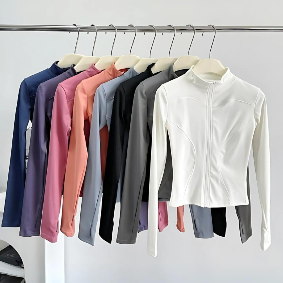 Áo khoác gym nữ Beyour Sport co giãn ôm body