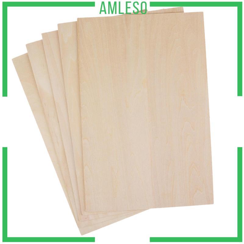 10x Tấm Gỗ Basswood Tấm Gỗ Cho Mô Hình Thuyền buồm Máy Bay Thu Nhỏ