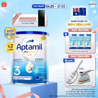 [MUA LÀ CÓ QUÀ] CB2 Sữa bột Aptamil Kid Cesarbiotik New Zealand số 3 - Synbiotic độc quyền