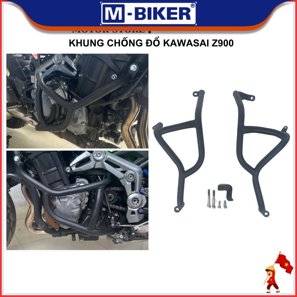 Khung chống đổ Kawasaki Z900 Khung bảo vệ lốc máy Kawasaki Z900