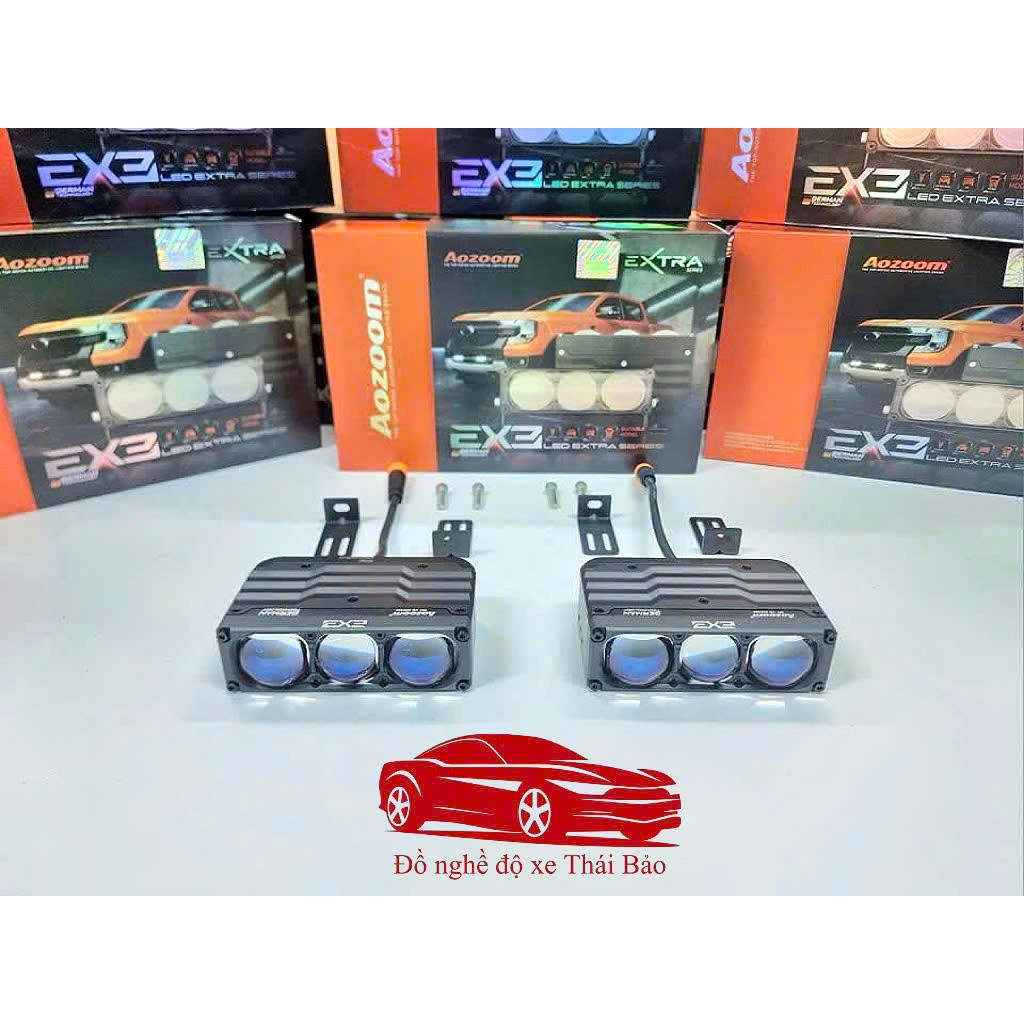 Bi LED Trợ Sáng Aozoom EX3, hiệu suất cao chiếu xa 95W