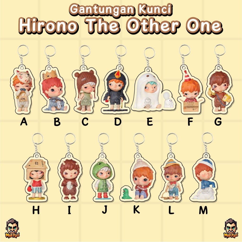 Gantungan Kunci Hirono The Other One / Acrylic KeyChain Hirono / Ganci Akrilik Hirono The Other One