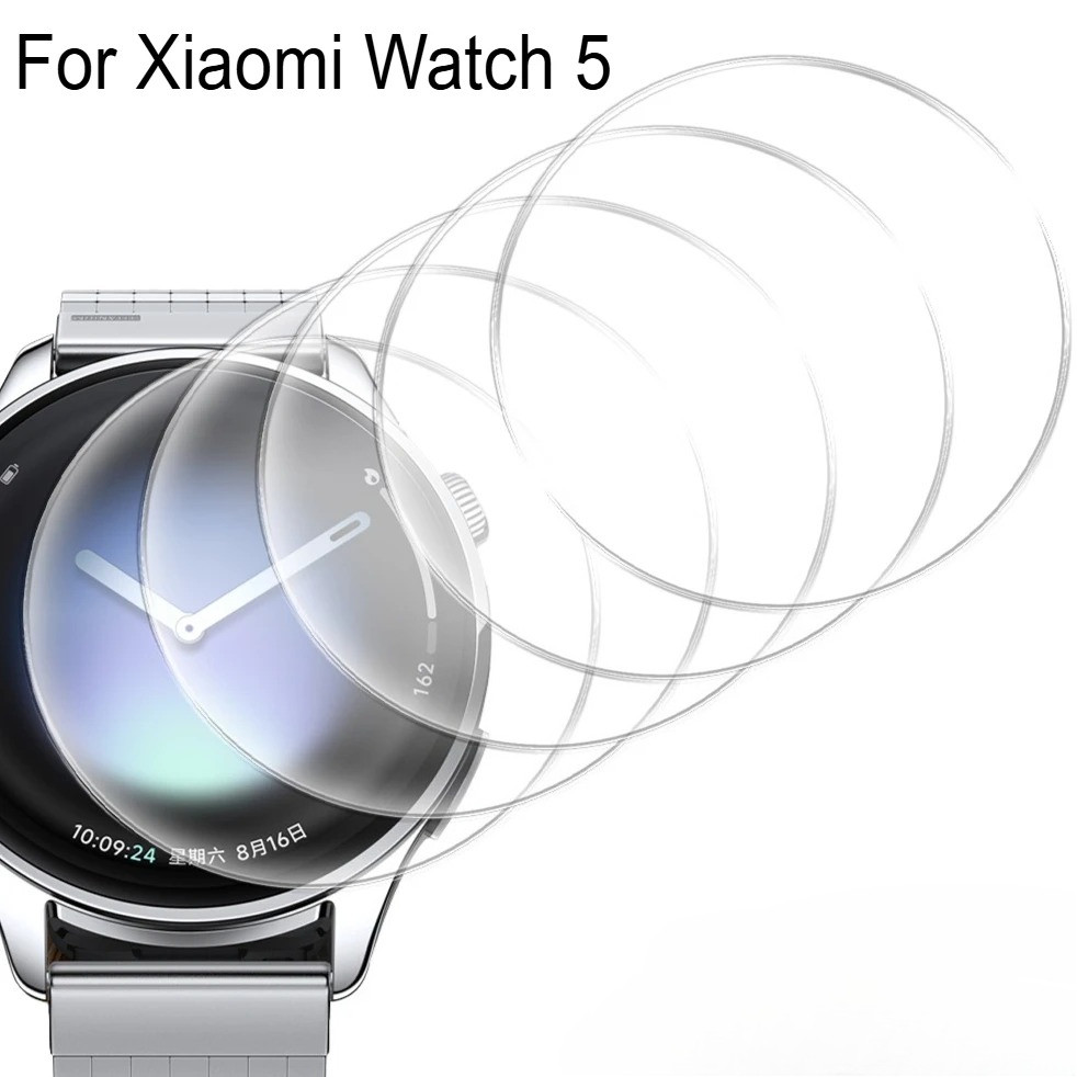 3 Kính Cường Lực Cho Xiaomi Watch 5 Tấm Bảo Vệ Màn Hình HD Chống Trầy Xước Phim Bảo Vệ Cho Mi Watch 