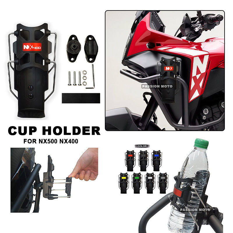Phụ Kiện Xe Máy Có Thể Điều Chỉnh Giá Đỡ Bình Nước Cho Xe Honda NX400 NX500 NX750 2024 2025 2026 Giá