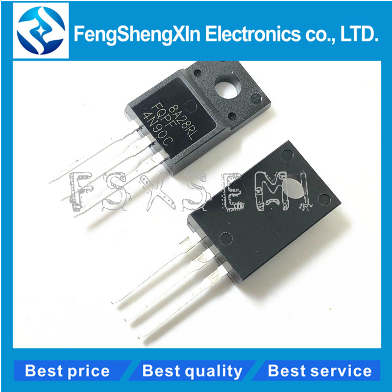 10 Cái / lô FQPF4N90C TO-220F 4N90 4N90C N Loại MOSFET