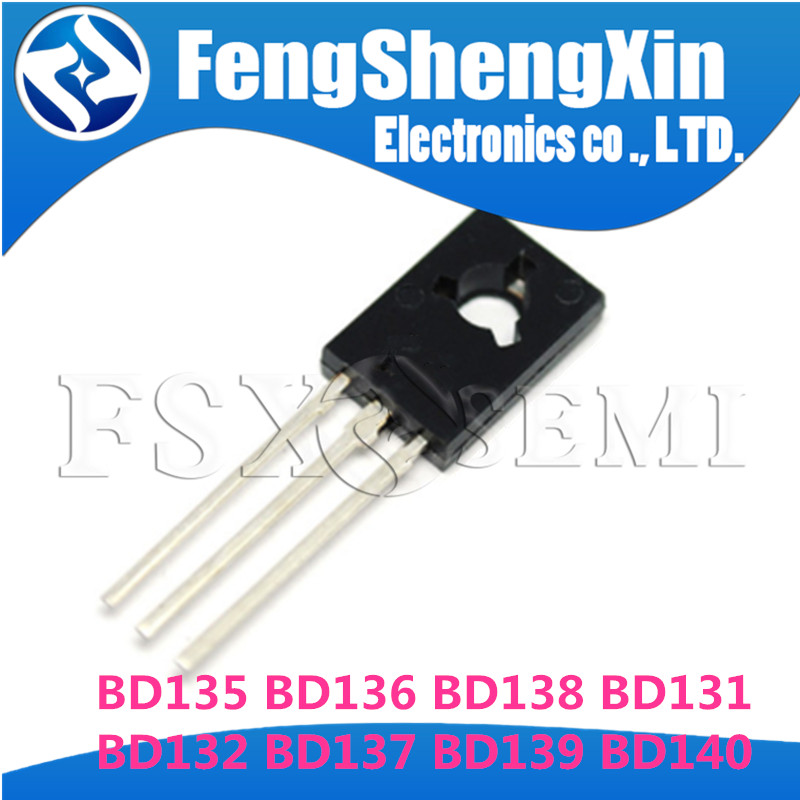 10 CÁI BD135 BD136 BD138 BD131 BD132 BD137 BD139 BD140 TO-126 NPN Power Triode Transistor