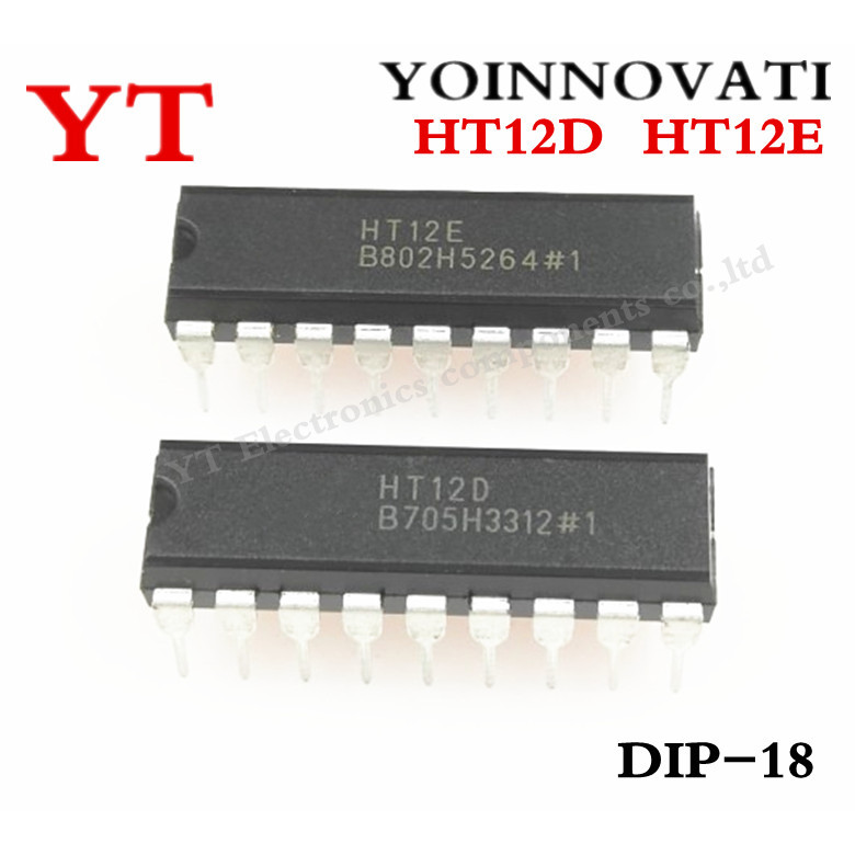 20 CÁI HT12D và 20 CÁI HT12E DIP18. HT-12D + HT-12E = 40 CÁI Chất lượng tốt nhất