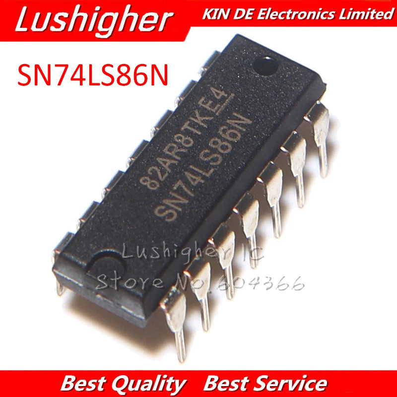 100 Chiếc HD74LS86P DIP SN74LS86N 74LS86 DIP14 Mới Chính Hãng