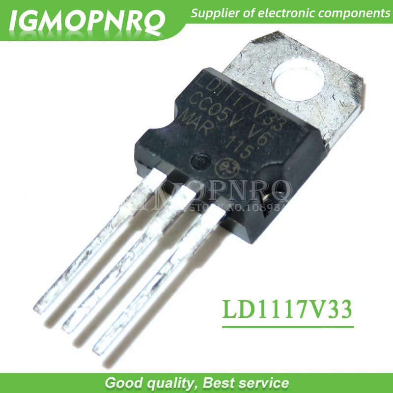 10 Cái / lốc LD1117V33 LD33V Thấp Thả Bộ Điều Chỉnh to220 Mới