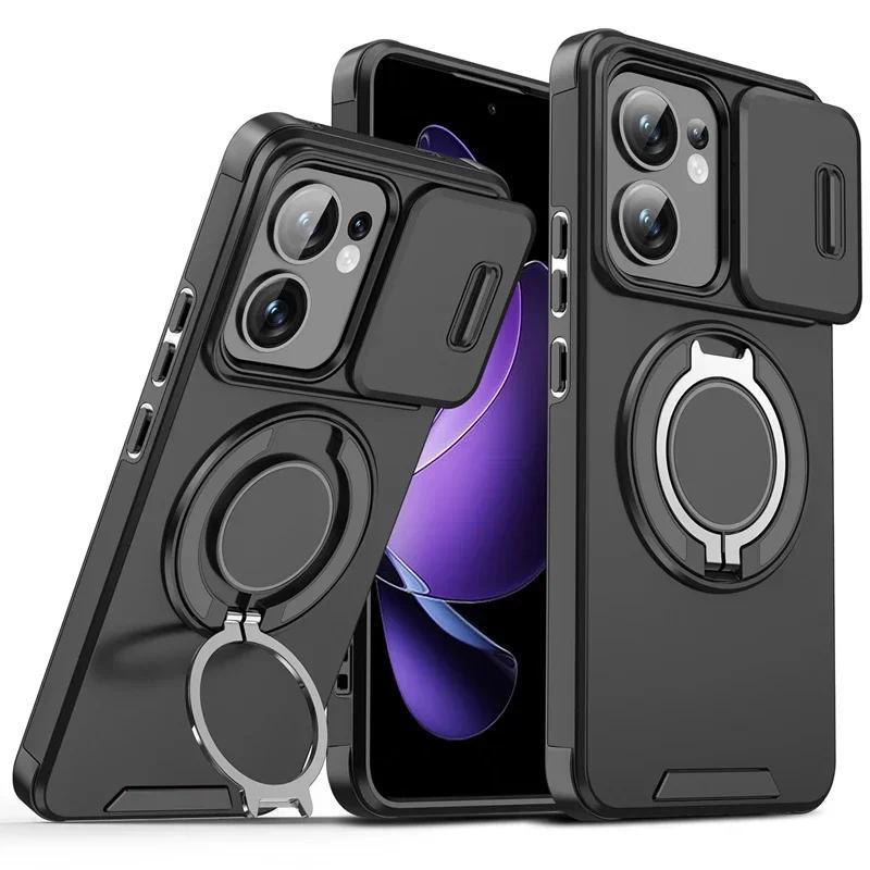Giáp Chống Sốc Từ Nhẫn Đứng Ốp Lưng Điện Thoại OPPO Reno 13 13F 13 F Reno13 Pro 5G Trượt Ống Kính Bảo Vệ Funda | BigBuy360 - bigbuy360.vn