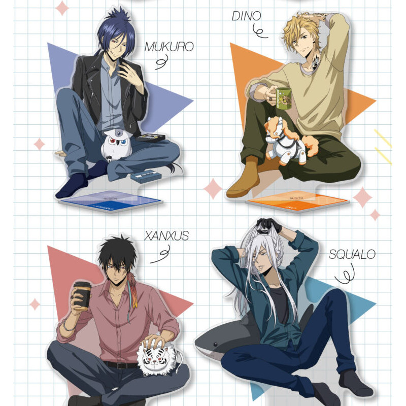 HITMAN REBORN "Chill out" Hiko Acrylic Stand - Lottery/Raffle Prize Figure - Anime Collectible