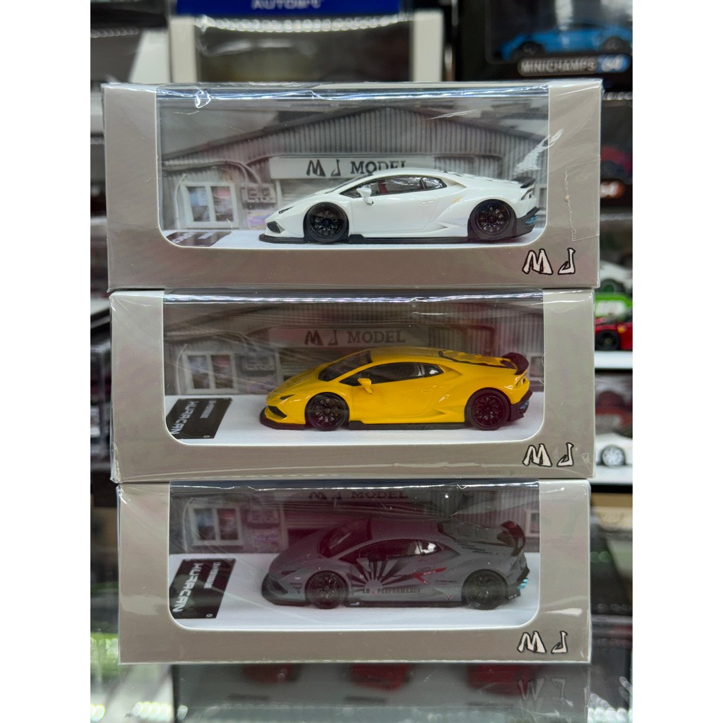 MJ 1 / 64 Lamborghini Huracan LP610 LB Nhựa Diecast Xe Mô Hình Đồ Chơi Quà Tặng Sinh Nhật
