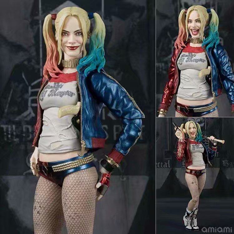 SHF Harley Quinn Thay Đổi Mặt Tay Harley Quinn Suicide Squad X Lực Lượng Đặc Nhiệm Di Chuyển Hình Mẫ