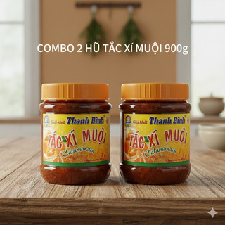 COMBO  Tắc xí muội Thanh Bình 900g giải khát mùa hè / Mai Anh Nhựa