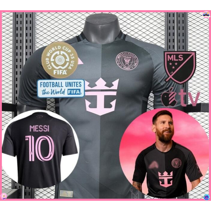 Áo thun cầu thủ phiên bản sân khách Inter Miami Jersey 2025-2026