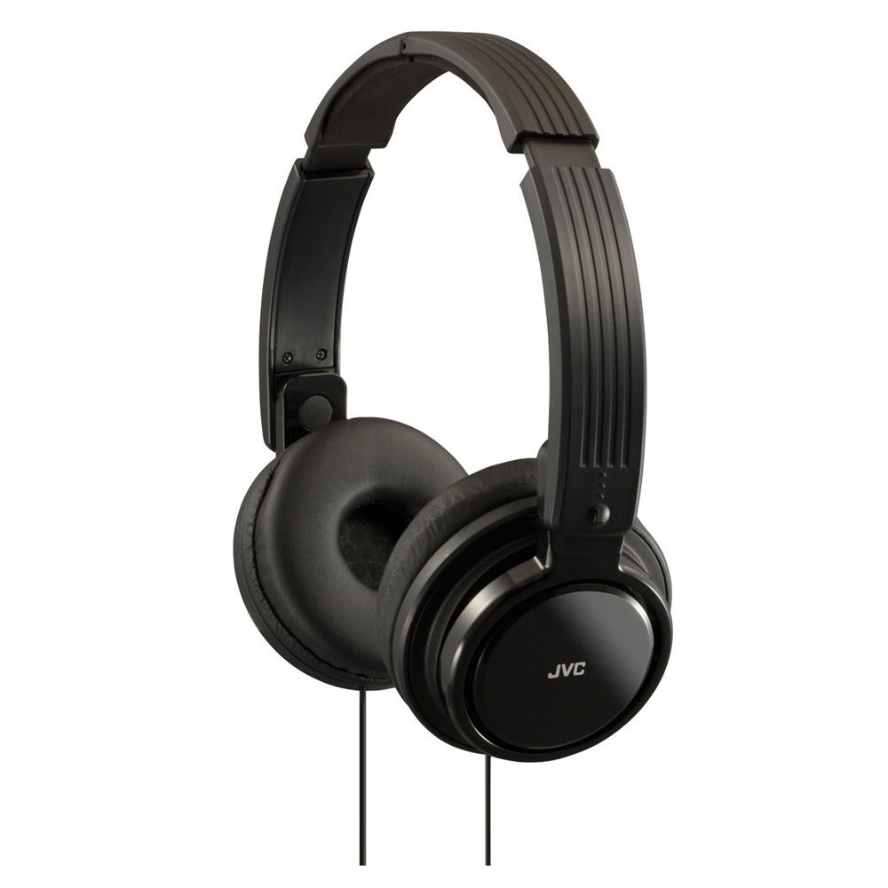 JVC HA-S200-B Series Foldable Closed-Back Headphones for DJ Use