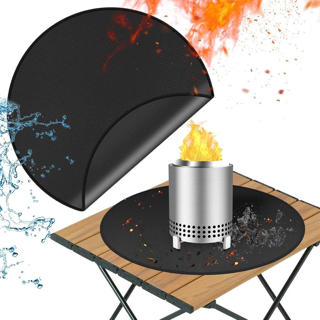 Thảm hố lửa 24in Tương thích với phụ kiện bếp đơn Mesa và Mesa XL, Thảm chống cháy Tương thích với b
