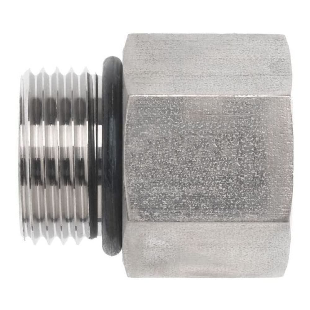 Brennan Industries 6410-08-10-O Thép Giảm Thẳng, 3 / 4 "-16 SAE ORB x 7 / 8" -14 SAE ORB Thread, Nam