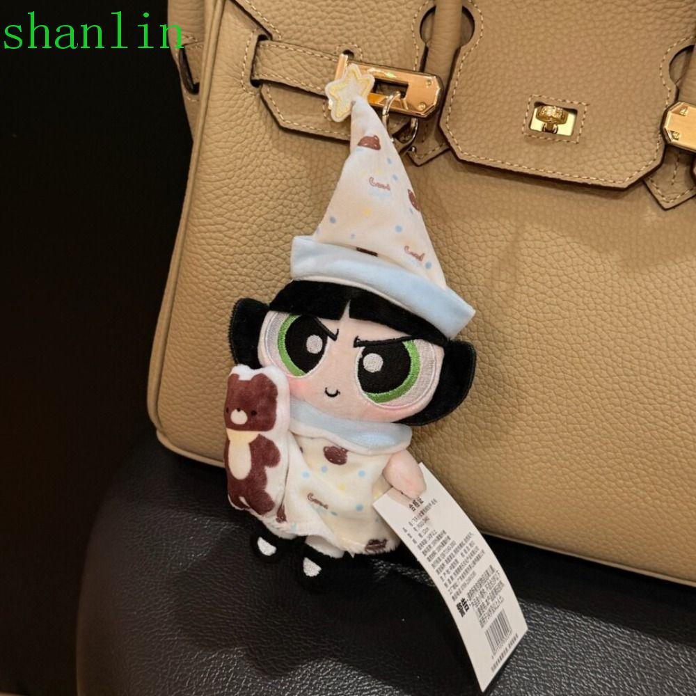 SHANLIN Powerpuff Girls Doll, Series Collection Phiên bản theo mùa Powerpuff Girls Móc khóa sang trọ