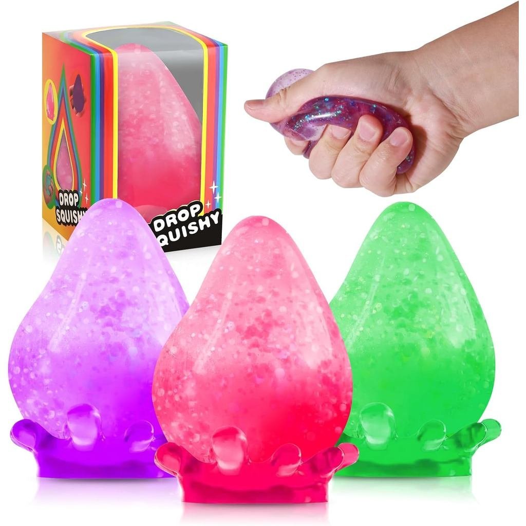 Đồ chơi Fidget Squishy Drop, Căng thẳng Cube Squishies Lo âu Giảm căng thẳng, Ice Squishy Stress Cub