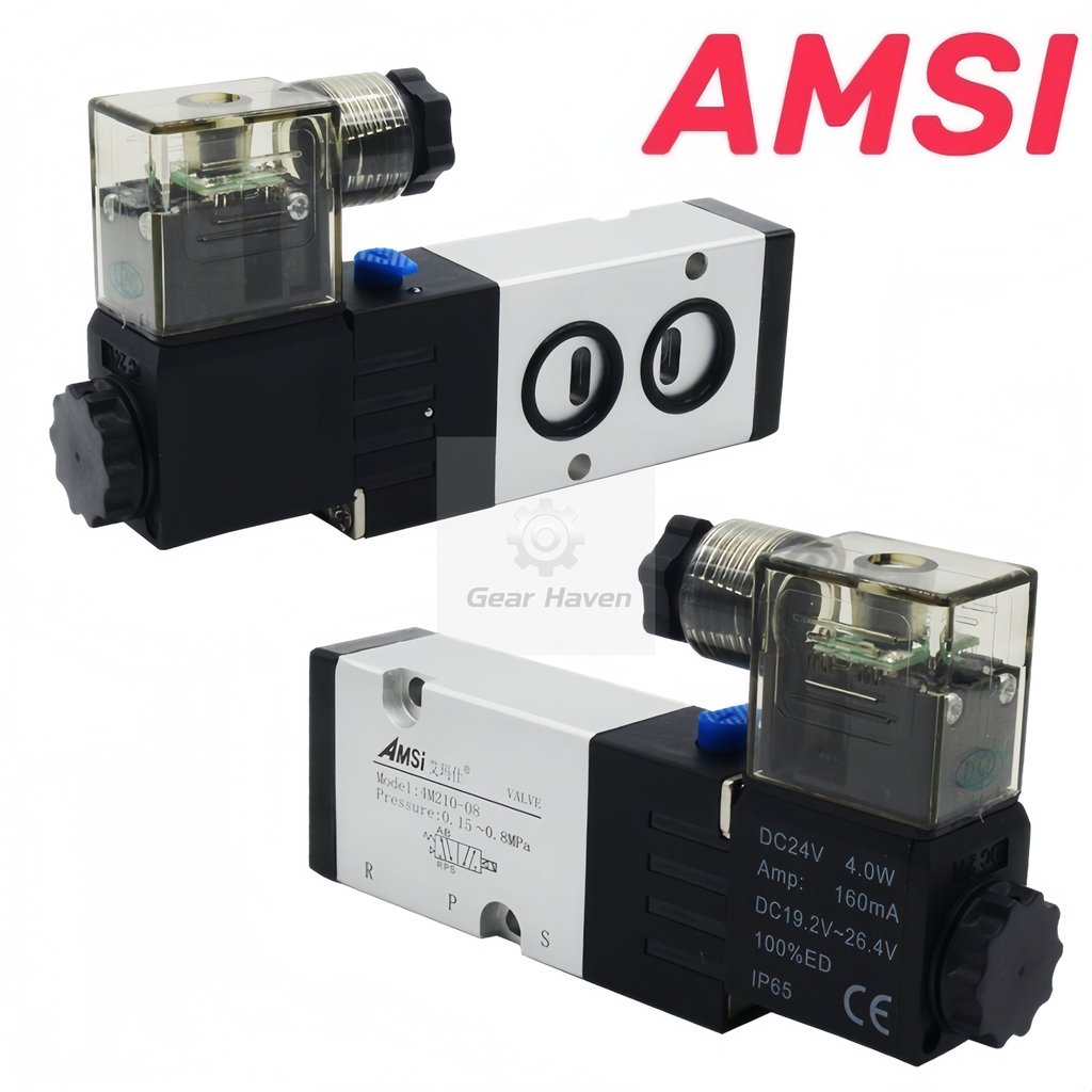AMSi 4M210-08 Công Tắc 4M310-08 4M310-10 4M410-15 Van Công Tắc 2 Chiếc 5 Chiếc 220V 24V