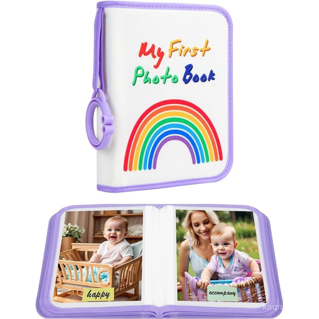 Album Ảnh Đầu Tiên Của Tôi Cho Bé Giữ 21 Ảnh 4x6, Album Ảnh Cho Bé Sách Gia Đình Vải Mềm, Album Đầu 