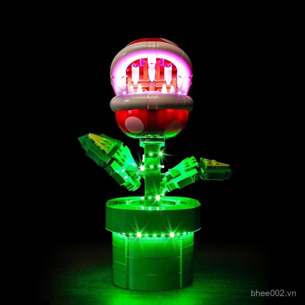 Bộ đèn LED Tương thích với Lego Piranha Plant 71426 Bộ phụ kiện Bộ đèn sáng tạo DIY Tương thích với 