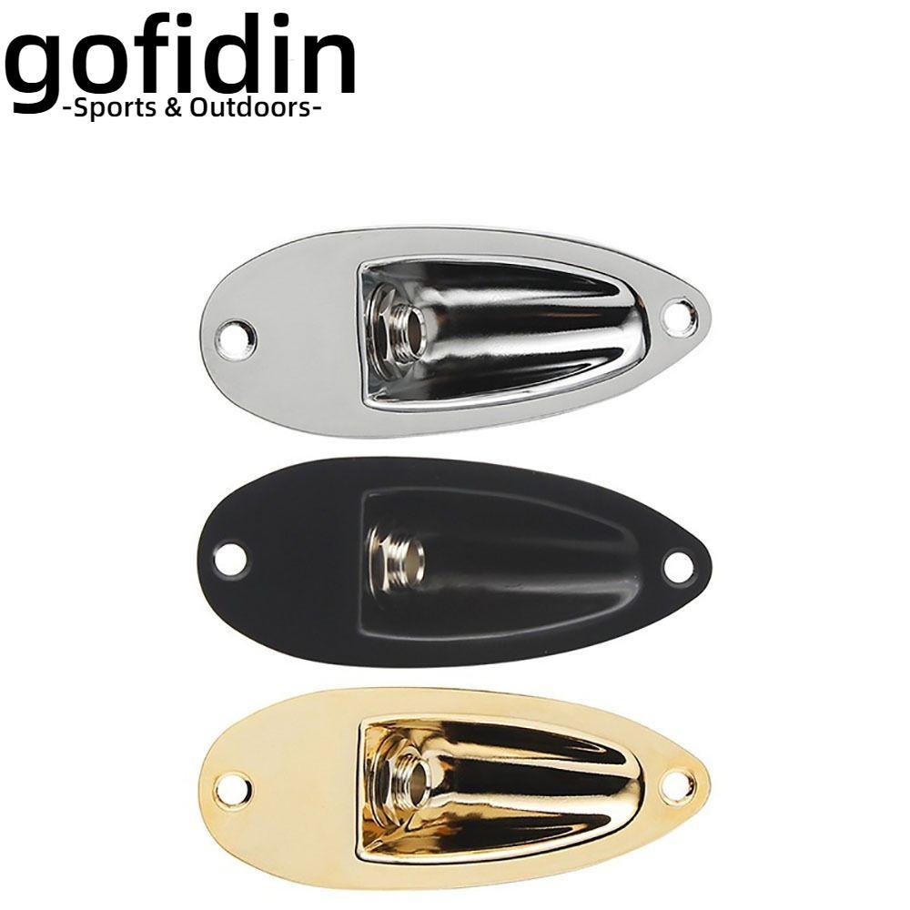 Đĩa Jack Guitar GOFIDIN, Thuyền Hình 6.35mm 1 / 4 "Jack Đầu Vào Đàn Guitar, Ổ Cắm Đàn Guitar Điện Ja