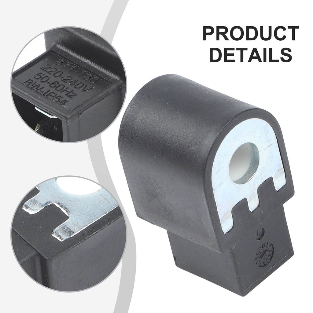 Cuộn dây van nhiên liệu IP54 Chống bụi chống bắn 220-240 Volts Công suất 8 / 9W