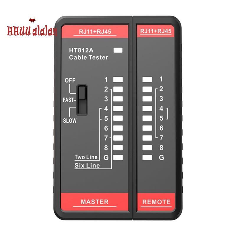 Dây Điện Thoại Máy Đo Kiểm Tra Dây HT812A Cáp Máy Tìm Đường RJ11 RJ45 Công Cụ Tìm Đường Dây Cáp