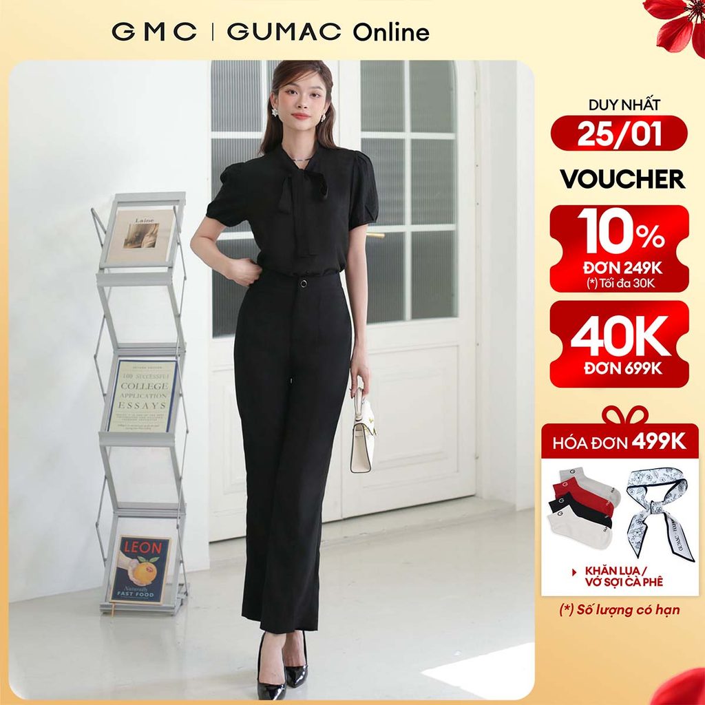 [TẶNG QUÀ ĐƠN 499K] Quần tây nữ túi kiểu thời trang GUMAC QE03013