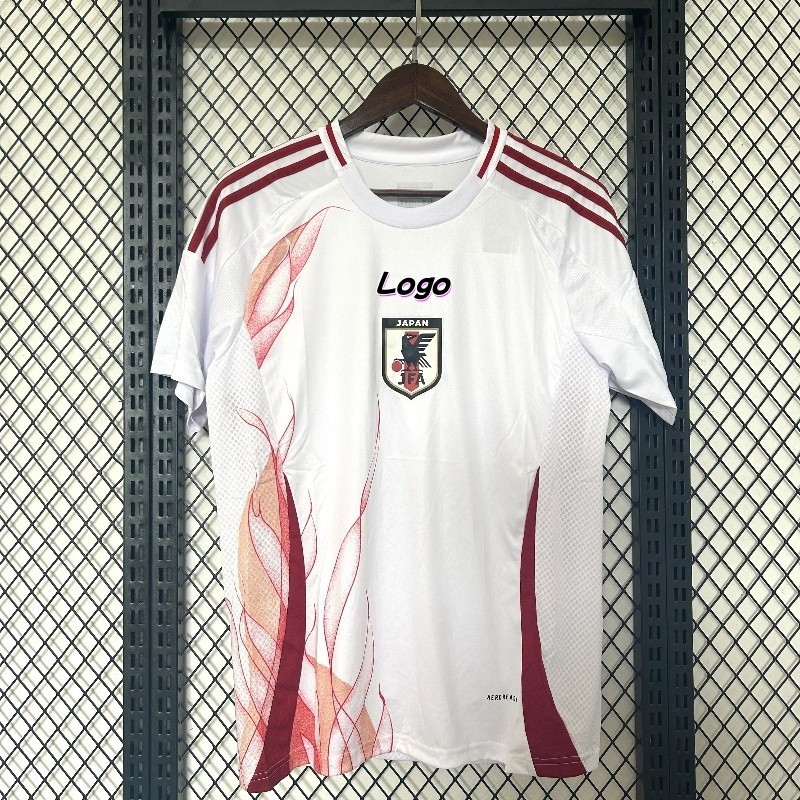 Áo bóng đá Nhật Bản 2024-25 thoáng khí, short sleeves T-shirt, size S đến 4XL, hỗ trợ in tên và số