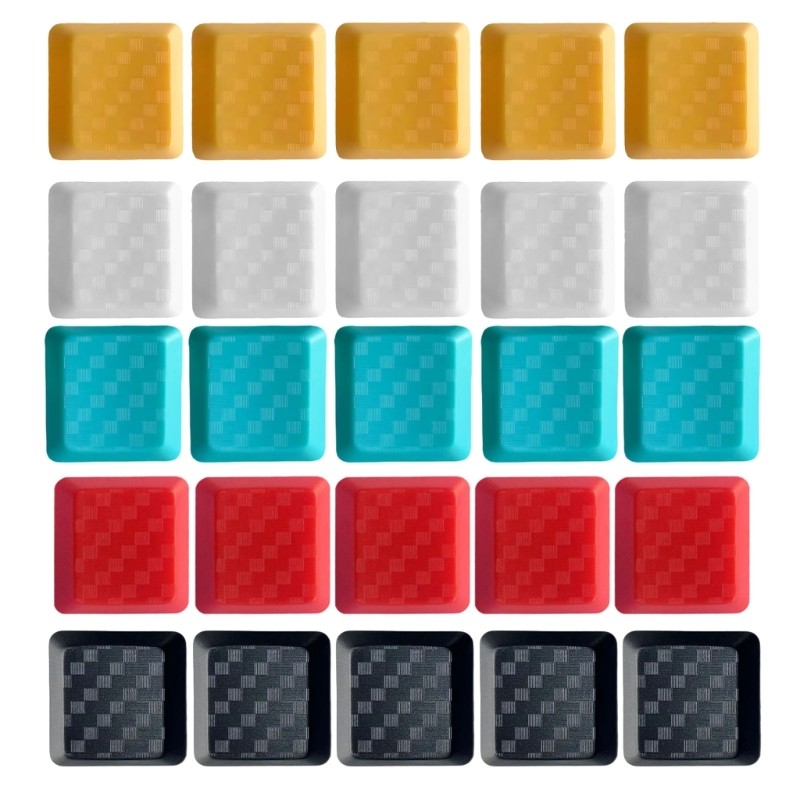 QUU Chỉ Keycap Sợi Carbon Keycap 5 Phím Kết Cấu Chống Trơn Trượt Keycaps Cho G915 G813