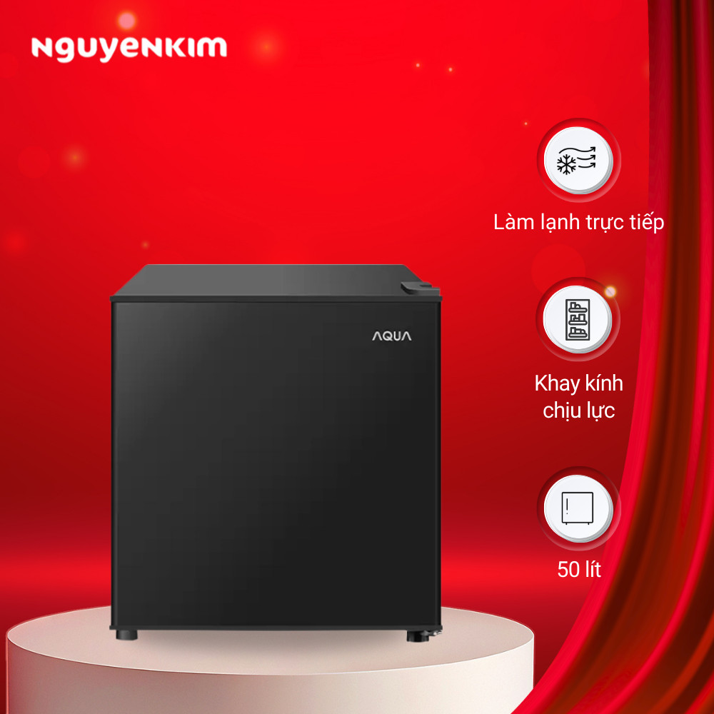 Tủ lạnh Aqua 50 lít AQR-D60FA(BS)