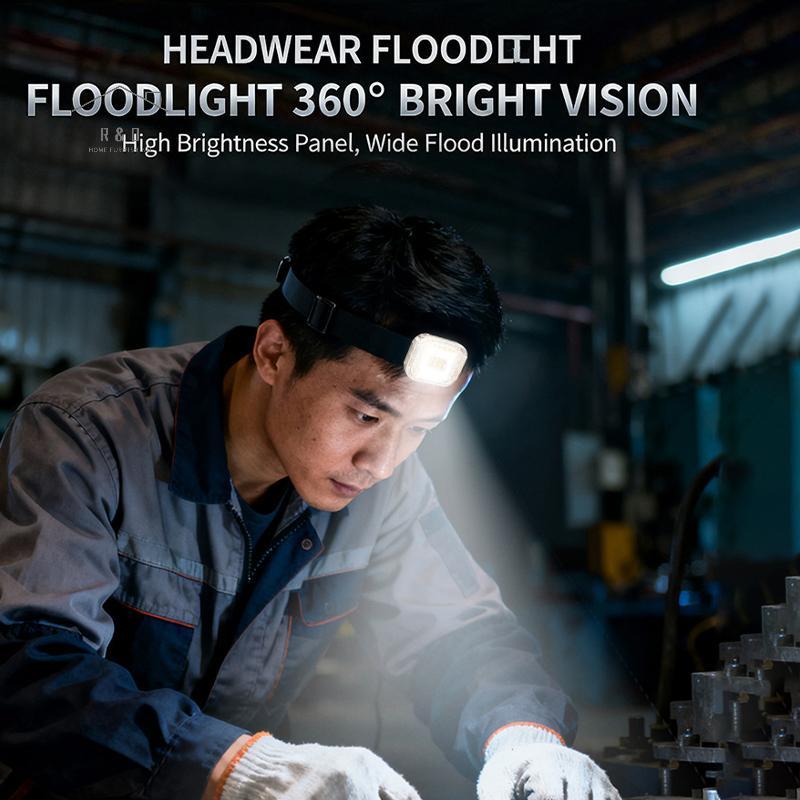 RO > Đèn Pha Chạy Ngoài Trời Chạy Ban Đêm Sạc Quần Áo Di Động Kẹp Đèn Pin Mới