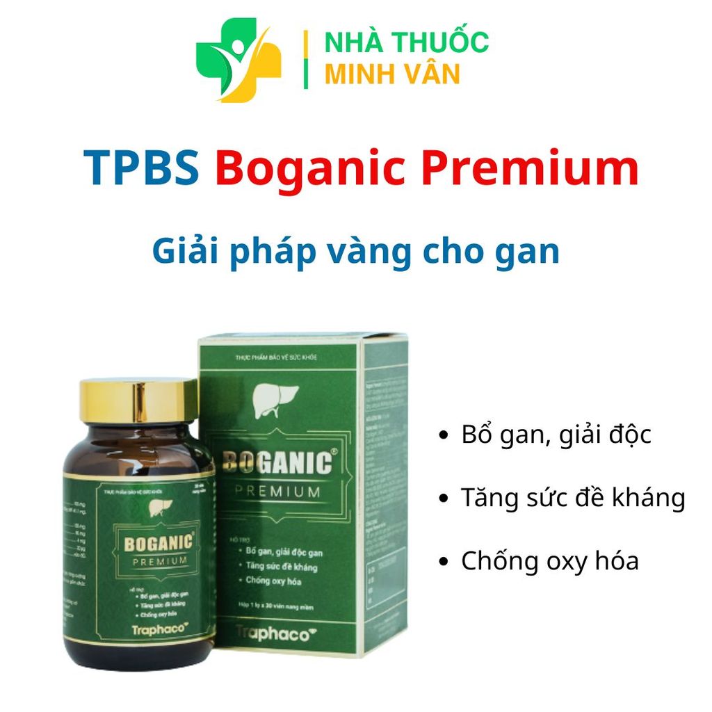 Boganic Premium Traphaco: Hỗ Trợ Thải Độc Gan, Giảm Nóng Trong, Mụn Nội Tiết
