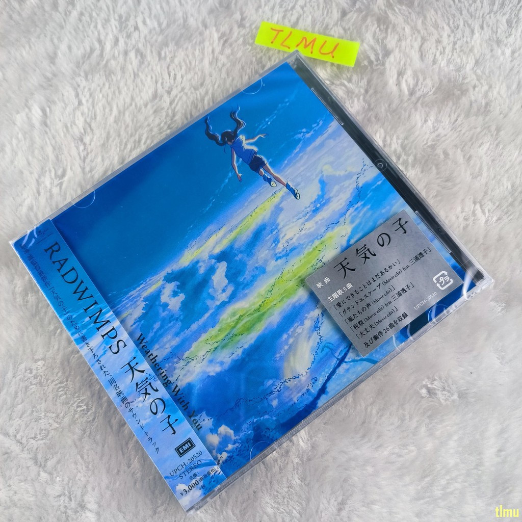 J541 RADWIMPS WEATHERING VỚI BẠN ANIME OST CD ALBUM 2019 ROCK A0101