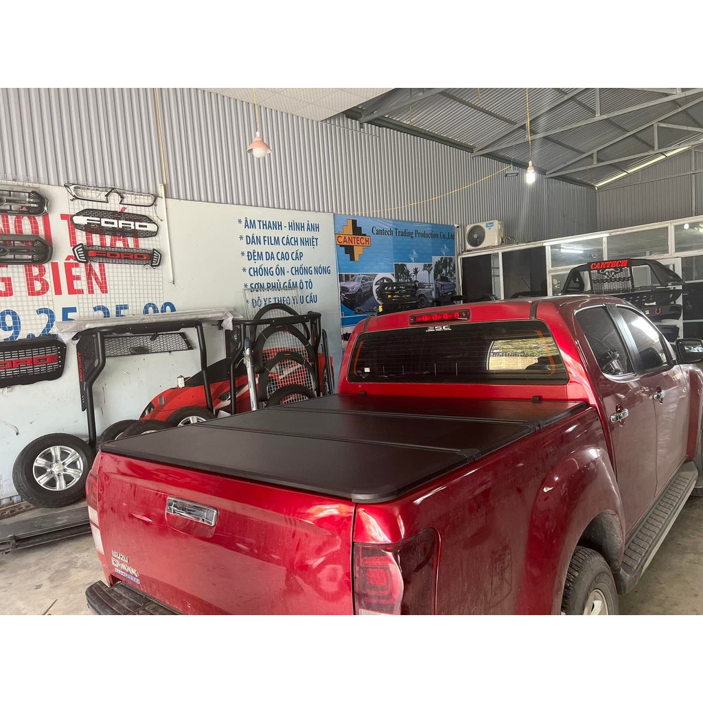 Nắp thùng 3 tấm bán tải  ISUZU DMAX, nắp thùng 3 tấm DMAX I MUX