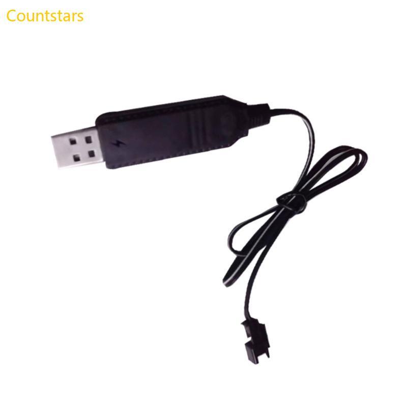 COU 2Pin Cắm Cáp Sạc USB Dây 3 7V Sạc Cắm Đồ Chơi Từ Xa Cho 18650