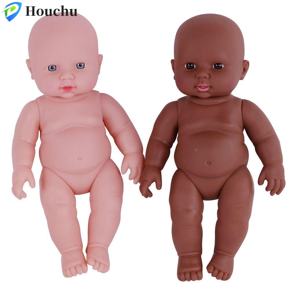 HOUCHU Búp bê trẻ sơ sinh, Búp bê hình con người Mô phỏng toàn thân Búp bê trẻ em, Bé trai Bé gái số