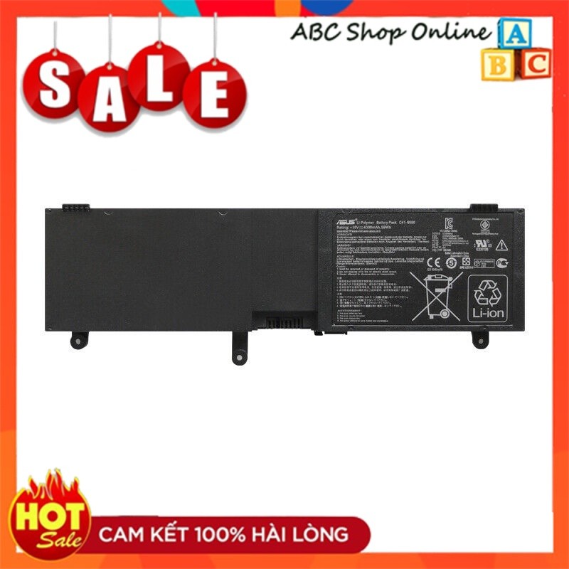 💖 PIN ZIN 💖 Pin Laptop Asus C41-N550 N550 N550J N550JA N550JV N550JK G550 Q550 C41-N550A C21-N550