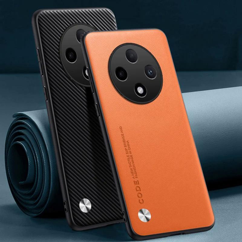 Ốp điện thoại da PU sang trọng cho Oppo A3 pro Ốp điện thoại silicon mờ bảo vệ chống sốc cho Oppo A1