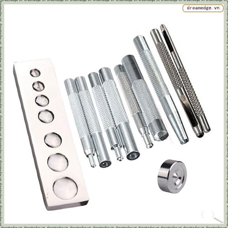 [dreamedge] Bộ 11 món 633 / 655 / 831 / 201 Đế đinh tán Nút bấm Đế bạc