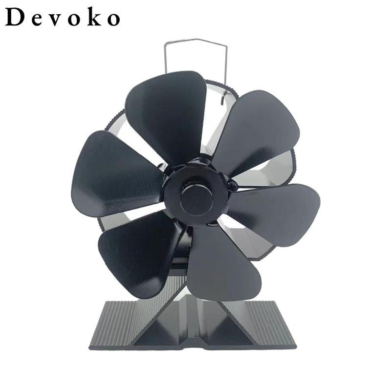 Quạt lò sưởi 6 im lặng cho lò đốt nhật ký dã ngoại