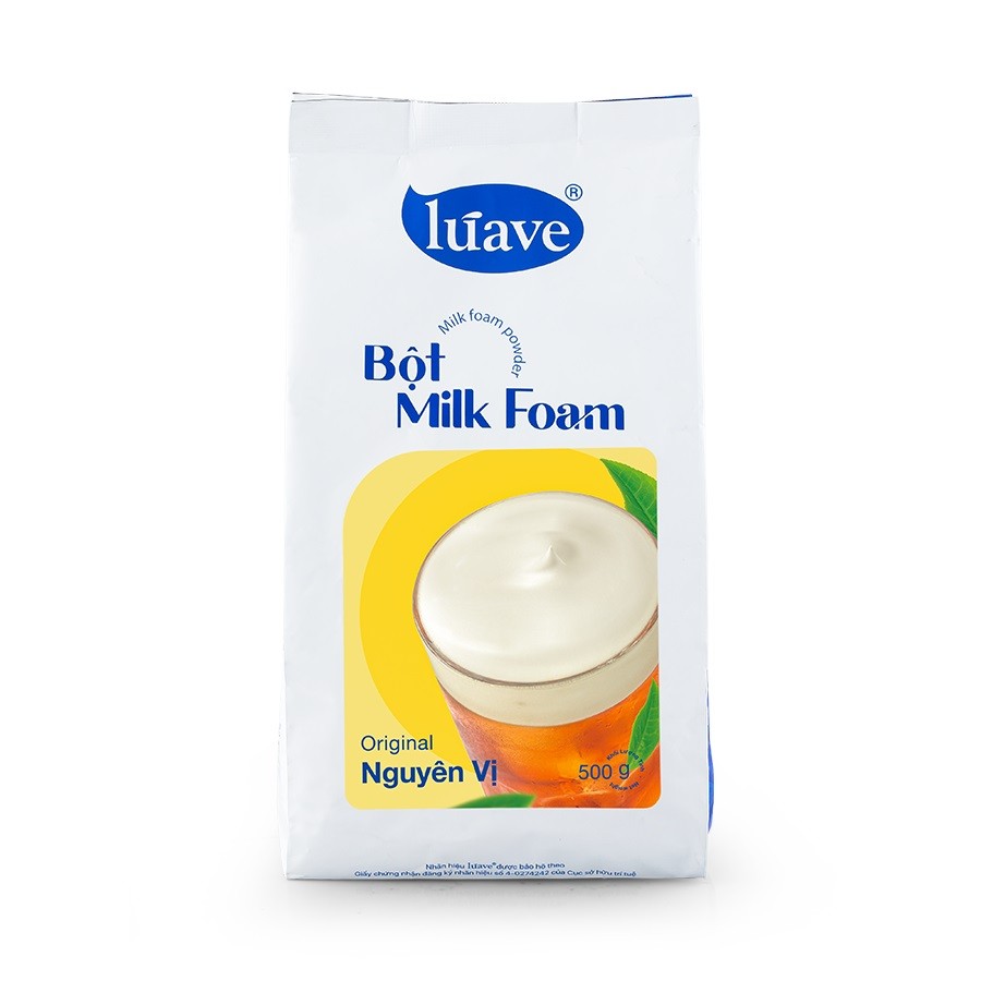 Bột milk foam Luave gói 500g - NGUYÊN VỊ
