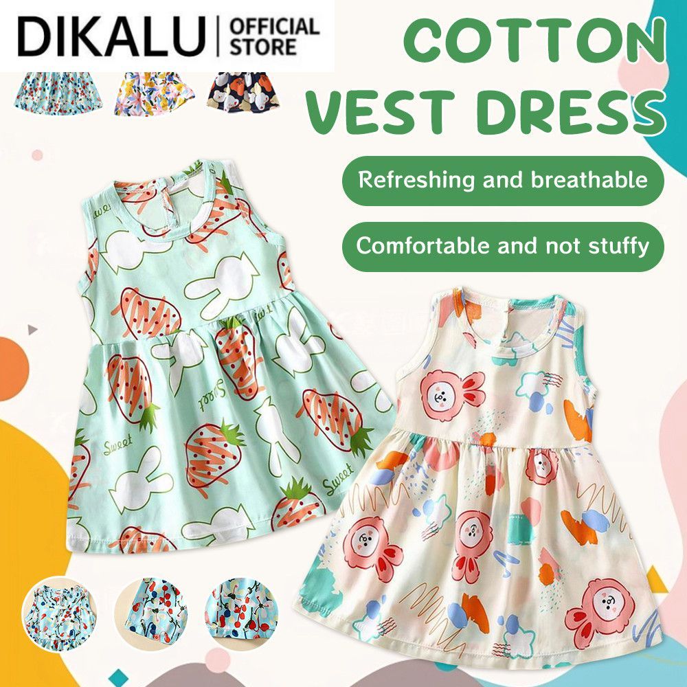 Váy hè cho bé gái, váy hoa không tay cho bé gái 1-4 tuổi, váy hoa cho bé gái từ 1-4 tuổi B beautysec